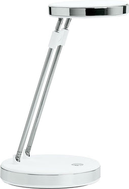 MAULpuck LED Bureaulamp - standvoet - wit - 1 stuk - 12.5 x 12.5 x 37.5 cm - MAUL