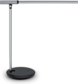MAULrubia LED Bureaulamp - dimmbaar - standvoet - zilver - 1 stuk - 43 x 17 x 44 cm - MAUL