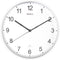 MAULsprint wandklok | radiogestuurd | diameter 30 x 5 cm | kunststof kader | wit