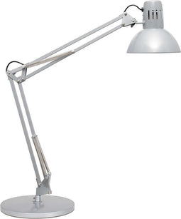 MAULstudy Bureaulamp - standvoet - zilver - zonder lichtbron - 1 stuk - 69.5 x 23 x 49 cm - MAUL