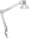 MAULstudy Bureaulamp - tafelklem - zilver - zonder lichtbron - 1 stuk - 59.5 x 17 x 44 cm - MAUL