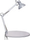 MAULstudy Bureaulamp - tafelklem - zilver - zonder lichtbron - 1 stuk - 59.5 x 17 x 44 cm - MAUL