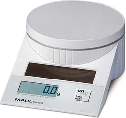 MAULtronic S Brievenweger solar 5 kg - wit - kunststof - 1 stuk - 19.6 x 13 x 6.5 cm - MAUL