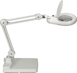 MAULviso LED Loeplamp - standvoet - wit - metaal|kunststof - 1 stuk - 74 x 20 x 48.2 cm - MAUL