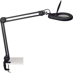 MAULviso LED Loeplamp - tafelklem - zwart - metaal|kunststof - 1 stuk - 81 x 20 x 49.5 cm - MAUL