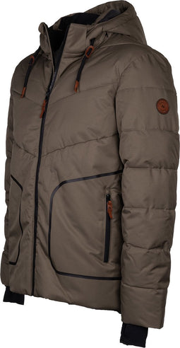 Maupiti Marck Ii Padded Winterjas Heren Grijsbruin Maat L