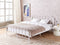 MAURESSAC - Tweepersoonsbed - Wit - 160 x 200 cm - Metaal