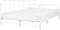 MAURESSAC - Tweepersoonsbed - Wit - 160 x 200 cm - Metaal