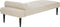 MAURIAC - Chaise longue - Beige - Polyester