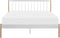 MAURS - Tweepersoonsbed - Wit - 160 x 200 cm - Metaal