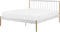 MAURS - Tweepersoonsbed - Wit - 160 x 200 cm - Metaal