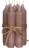 Mauve Dinerkaarsen - Set van 7 - Tafelkaarsen - h.11 Ø2,2