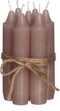Mauve Dinerkaarsen - Set van 7 - Tafelkaarsen - h.11 Ø2,2