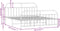 vidaXL - Bedframe - met - voetbord - zonder - matras - metaal - zwart - 160x200 - cm