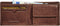 Maverick brown - portemonnee - billfold - volnerf rundsleder - bruin