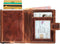 Maverick the original - pasjeshouder - RFID - volnerf rundsleder - bruin