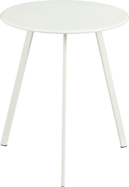 Mica Decorations Tuintafel Seatle - 38x38x45 cm - Ijzer - Wit