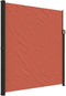 vidaXL - Windscherm - uittrekbaar - 220x600 - cm - terracotta