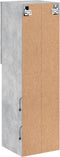 vidaXL - Tv-meubel - met - LED-verlichting - 30,5x30x102 - cm - betongrijs
