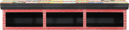 vidaXL - TV - Kast - Wandgemonteerd - Meerkleurig - 100x30x22cm - Engineered - Wood