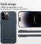 Accezz iPhone 14 Pro Max - Back Cover - MagSafe Leather - Nightfall Blue
