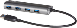 i-tec U3HUB448 - USB 3.0 Charging Hub - 4x USB 3.2 Gen 1 - Zwart