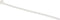 Max Hauri 136684 Kabelbinder 200 mm 7.5 mm Wit Hersluitbaar 20 stuk(s)