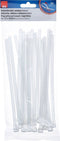 Max Hauri 136684 Kabelbinder 200 mm 7.5 mm Wit Hersluitbaar 20 stuk(s)