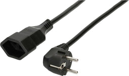 Max Hauri 167768 Stroom Netkabel Zwart 0.5 m