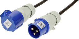 Max Hauri AG 162413 Stroom Verlengkabel 16 A Blauw, Zwart 15.00 m