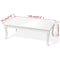 vidaXL - Salontafel - 115x65x42 cm - hoogglans wit