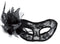 Maskarade La Traviata - Masker - One Size - Zwart