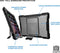 MaXCases Rugged Case - iPad 7 10.2 (2019)/iPad 8 10.2 (2020) - Antibacterieel- incl. schermprotector- Zwart