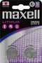 Maxell CR2032 Lithium Knoopcelbatterij - 2 stuks