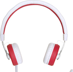 Maxell KUMA Premium Hoofdband Stereofonisch Bedraad Rood, Wit mobiele hoofdtelefoon