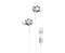 Maxell XC1 USB-C wired headphones with USB-A adapter white