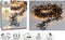 Maxi Cluster Kerstverlichting - 1200 led - 18m - extra warm wit - Timer - Lichtfuncties- Buiten-Binnen
