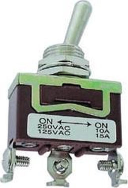 MAXI TUIMELSCHAKELAAR SPDT (ON)-OFF-(ON) 10A/250V (JS-510G)