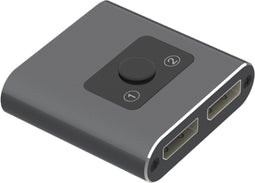 Maxtrack CS38L 2 poorten DisplayPort-switch Grijs