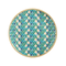 Maxwell & Williams eetborden - Mint kleur met print - 19,5cm