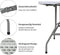 MaxxGarden Vouwtafel - inklapbare plooitafel - klaptafel - tafel 183x70x74 cm - Wit