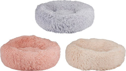 maxxpro Donut Hondenmand - Kattenmand - Ø56x17cm - Fluffy Hondenkussen - Ontvang 1 Willekeurige Kleur