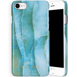 Maya Fashion Backcover voor de iPhone SE (2022 / 2020) / 8 / 7 / 6(s) - Agate Blue
