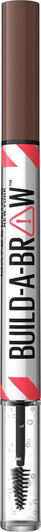 Maybelline - Build-a-Brow - Wenkbrauwpotlood/-gel - voor elk type wenkbrauw - creëert natuurlijke, vollere wenkbrauwen in slechts 2 stappen - Medium Brown