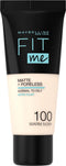 Maybelline New York - Fit Me Matte + Poreless Foundation - 100 Warm Ivory - Medium Dekkende Foundation met Matte Finish voor de Normale tot Vette Huid - 30 ml
