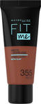 Maybelline New York - Fit Me Matte + Poreless Foundation - 355 Pecan - Medium Dekkende Foundation met Matte Finish voor de Normale tot Vette Huid - 30 ml