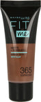 Maybelline New York - Fit Me Matte + Poreless Foundation - 365 Espresso - Medium Dekkende Foundation met Matte Finish voor de Normale tot Vette Huid - 30 ml