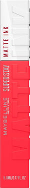 Maybelline New York - SuperStay Matte Ink Lipstick - 25 Heroine - Rood - Matte, Langhoudende Lippenstift - 5 ml