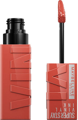 Maybelline New York - SuperStay Vinyl Ink Lipstick - 125 Keen - Roze - Langhoudende Lippenstift - 4.2 ml