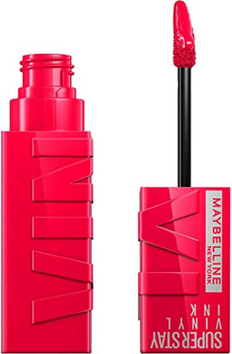 Maybelline New York - SuperStay Vinyl Ink Lipstick - 45 Capricious - Roze - Langhoudende Lippenstift - 4,2 ml